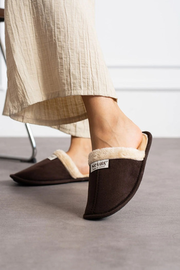 NOVİNS Unisex βελούδινη άνετη σόλα - Ζεστές κρεμαστές παντόφλες Home Garden Bundle