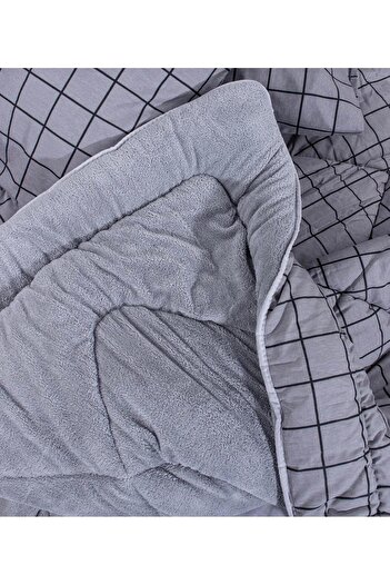 Arma Concept Single Patterned 57 Thread Luxury Double Sided Welsoft Cotton Silicone Quilt 155 X 215 cm