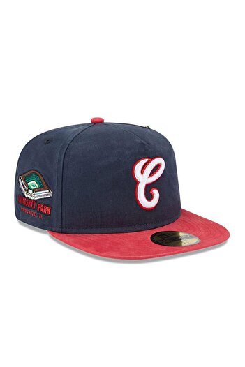 NEW ERA Чикаго Вайт Сокс Чемпіонат Бічний прапор Navy 59FIFTY A-Frame Капелюх