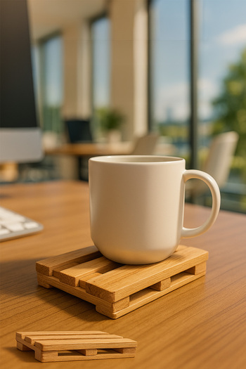 hak-iş oyuncak Toy Wooden Pallet, Coaster, Multi-Purpose - 12X8 cm