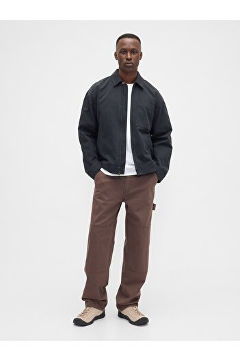 GAP Erkek Kahverengi Relaxed Washwell Pantolon