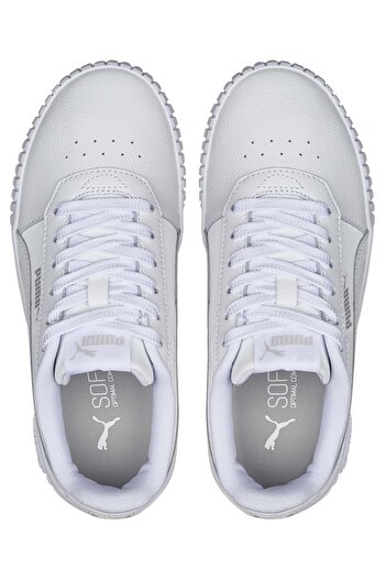 Puma 386185 Carina 2.0 Jr Sneaker Kadın Spor Ayakkabı BEYAZ-BEYAZ