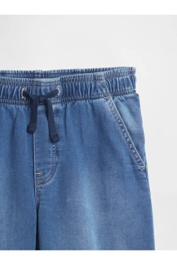 GAP Kız Çocuk Mavi Washwell Denim Pantolon