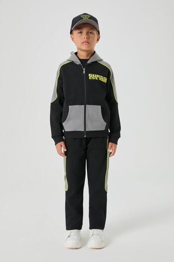 Guess BG Store Boy's Black Tracksuit Top