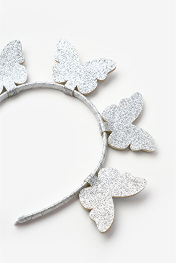 Le Mabelle Coroana pentru fete din argint sterling din 5 piese cu figura de fluture