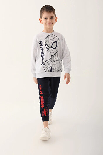SPIDERMAN Spider-man boy's tracksuit set - snow melange