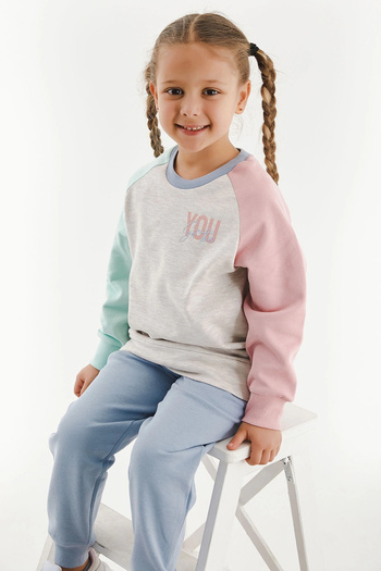 ROLY POLY Rolypoly You Got This Beige Melange Girl's Trening Set