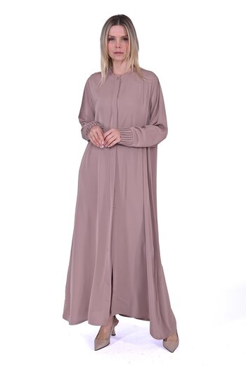Invee Kol pleated ferraje beige