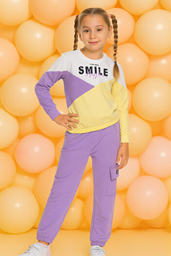 Cicitime Smile Printed Girl's Set
