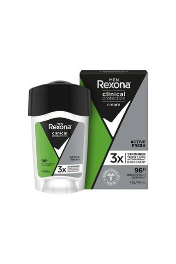 Rexona Men Clinical Protection Erkek Stick Deodorant Active Fresh 96 Saat Koruma 45 ml