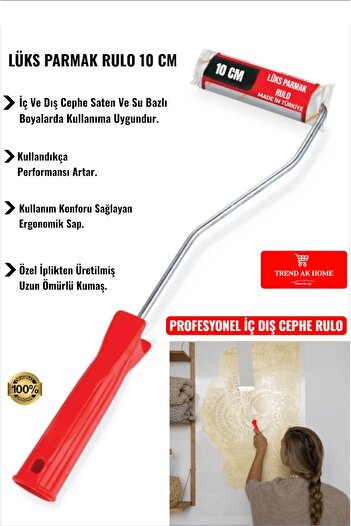 OSKAR FIRÇA Luxury Finger Roller Professional Interior Exterior Roller 10 cm