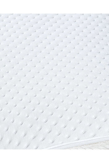 Madame Coco Clarte flüssigkeitsdichte, elastische Eckmatratze für Einzelbett, Weiß
