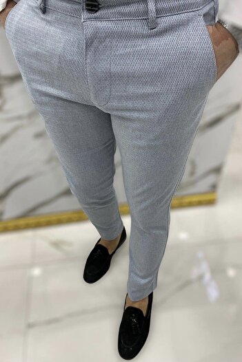 wamoss Yeni Sezon Slim Fit Dar Kesim Keten Pantolon Ktn1