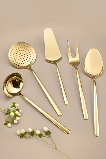 Hisar Bahama 5 Piece Service Set Titanium Gold