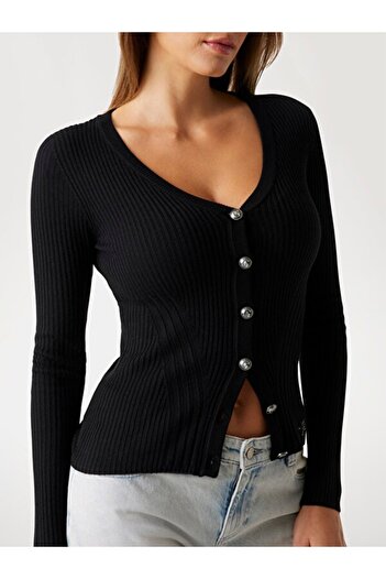 Guess Julia Women's Silk Cashmere Blend Knit Cardigan