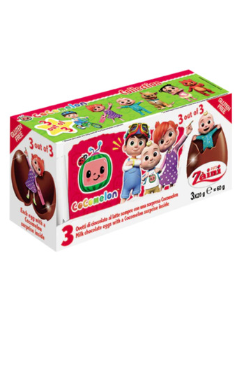 Zaini Cocomelon (Tripack Chocolate Eggs) x 4 Boxes