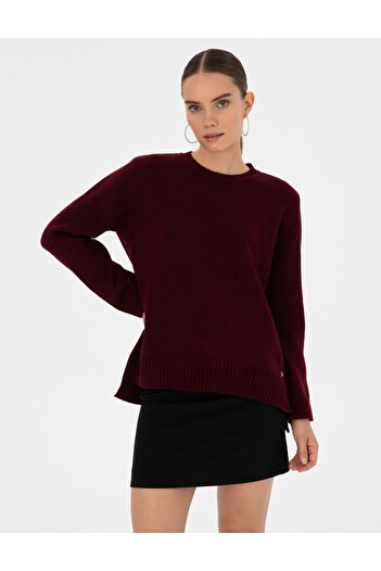 Pierre Cardin Vişne Comfort Fit Kazak 50316310-VR223