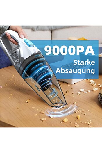 OEM Anktel PowerClean 2400 portable vacuum cleaner, 9000 Pa with LED lighting, wet and dry