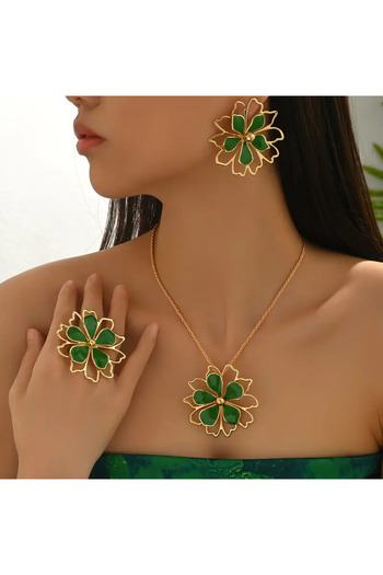 byozanyılmaz Green Mineli Handmade Design Set