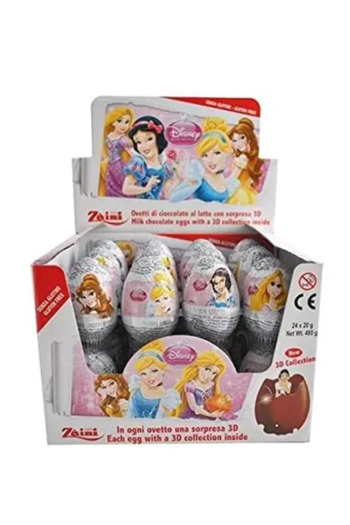 Zaini Princess Collection (24 Chocolate Eggs) 480g