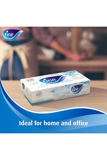 FINE ® Classic Euphoria Facial Tissue 150 Sheets X 2 Ply, Bundle Of 24