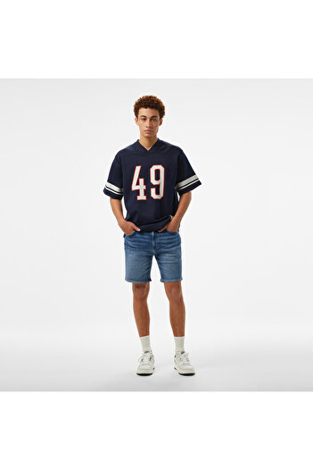 Gant Hoss X 49 Contrast Graphic Unisex Lacivert T-Shirt