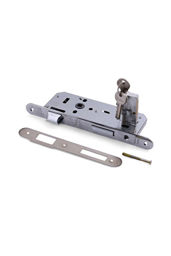 NZB External Door Lock Yale Room Door Barelli Cylinder 40X23 mm Durable Oval Mortise Lock with 3 Keys