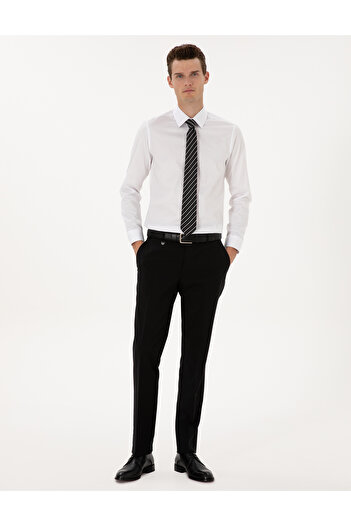 Pierre Cardin Siyah Slim Fit Kumaş Pantolon 50313984-VR046