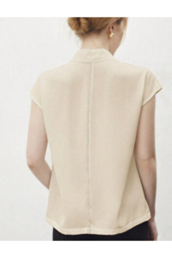SHEIN short sleeve shirt, cream