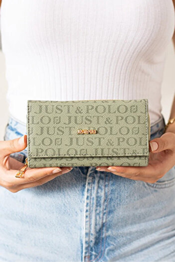 Just Polo Women's a Quality Horizontal Convenient Large Size Luxury Wallet Price: