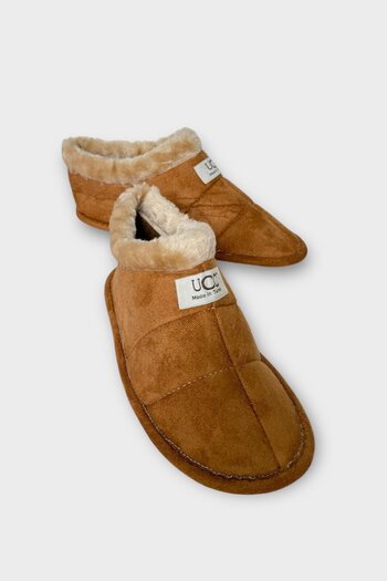 Liger Unisex Winter Home Shoes with Wool Inside Panduf Taba