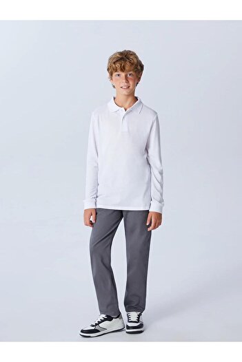 LC Waikiki Lcw Boys' School Pants with Elastic Waistband (W5)