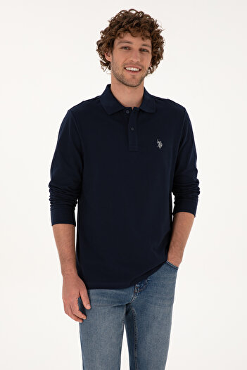 U.S. Polo Assn. Men's Navy Blue Basic Sweatshirt 50307688-Vr033