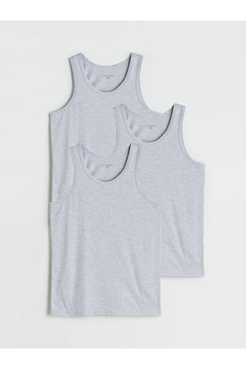 LC Waikiki Crew Neck Cotton Men's Singlet 3 Pack