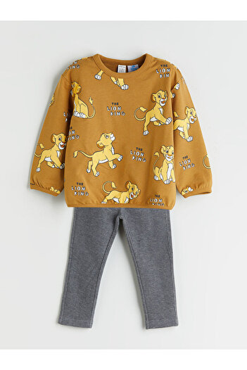 LC Waikiki Create Your Style from Uzg Store |   Lion King Printed Baby Boy Sweatshirt and Sweatpants