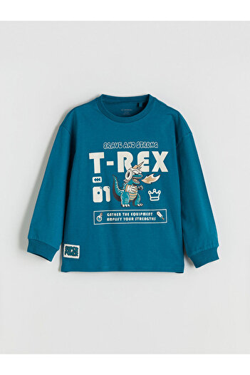 LC Waikiki Create Your Style from Uzg Store |   Dinosaur Printed Boys' Sweatshirt