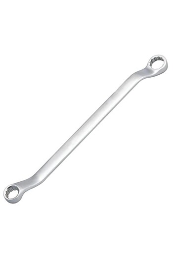 Generic MASTER TOOL 9x8mm Double Ring Offset Spanner CR-V Steel Box-End Wrench | Heavy-Duty Metric Hand Tool