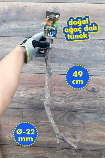 Vixpet Venty 49 cm Natural Parrot Perch Sultan, Monk, Lori, Conure, Senegal, Lovebird, Budgerigar, Forpus T600