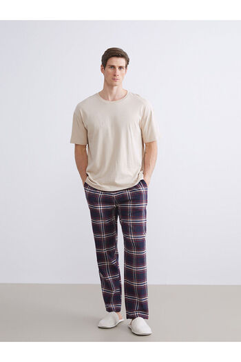 LC Waikiki Create Your Style with Uzg Store |   Standard Mold Plaid Men's Pajama Bottoms