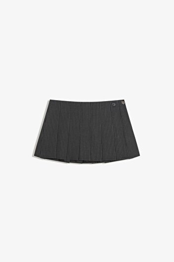 Bershka Box pleat mini skirt