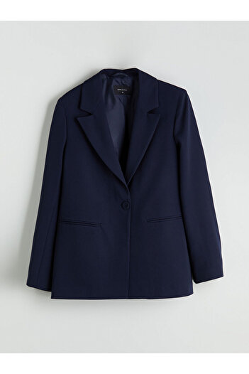 LC Waikiki Navy Blue Women's Blazer Jacket