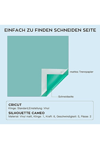 Htvront Set of 15 transfer vinyl sheets, blue, 30 x 30 cm