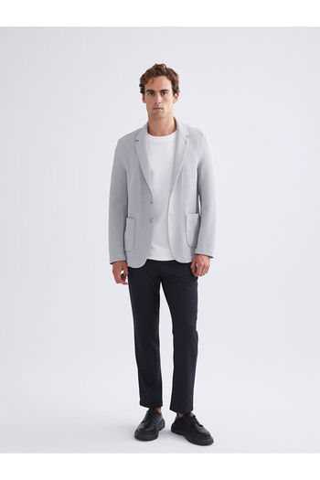LC Waikiki Gray Slim Fit Men's Blazer Jacket