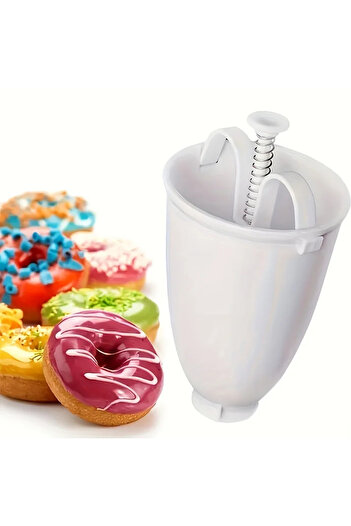 Choice White Hot Sale Donut Maker Donut Mould Easy Fast Manual Waffle Dispenser Doughnut Machine Arabic Waf