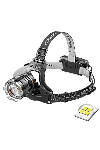 Choice with Sensor 8002 P50 no battery XHP50 LED Sensor Headlamp Waterproof Head Light Rechargeable Fishing