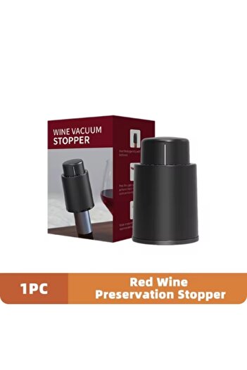 Choice 1PC 1/2PCS Vacuum Wine Bottle Cap Stopper Sealed Storage Vacuum Memory Wine Stopper Push Style Barwa