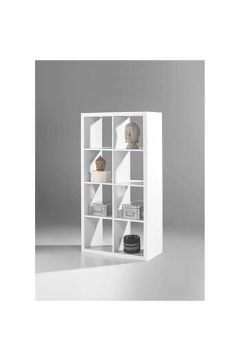 Homelux Modular Cube Unit, 77x38x147 cm, white, MDF