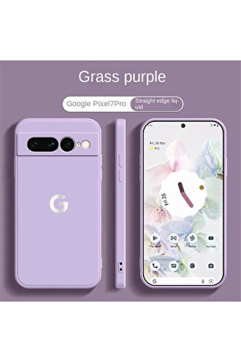 Choice PURPLE For Pixel 9A Ultra Slim Liquid Silicone Phone Case For Google Pixel 10 9 Pro XL 8 7 6 A Pro W