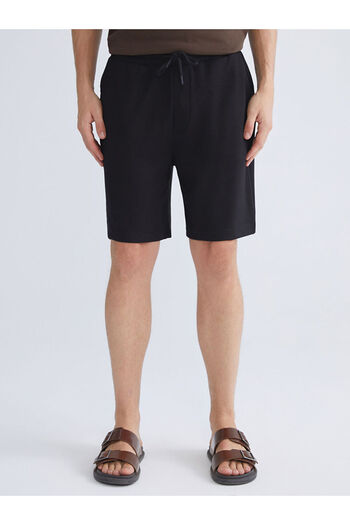 LC Waikiki Black Standard Fit Men's Shorts
