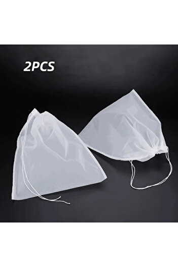 Choice 2PCS 2pcs 100Mesh Soy Filter Bag Nut Tea Coffee Oil Yogurt Filter Net Mesh Kitchen Food Reusable Nyl